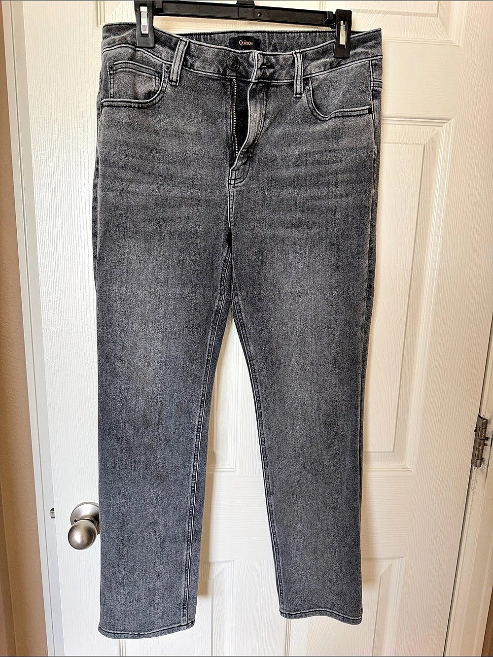 Quince Luna Stretch Slim Straight Jeans